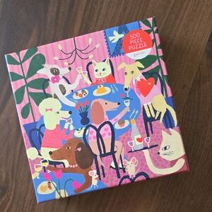 Galison Paws For Love 500 Piece Puzzle